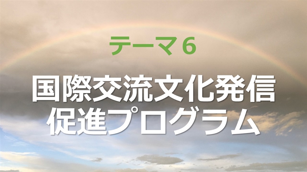 国際交流文化発信促進プログラム